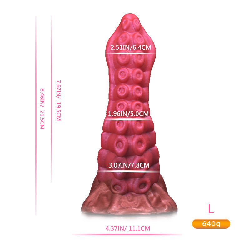 Ultra-Soft Multicolored Tentacle Sex Toy Pleasure from the Deep