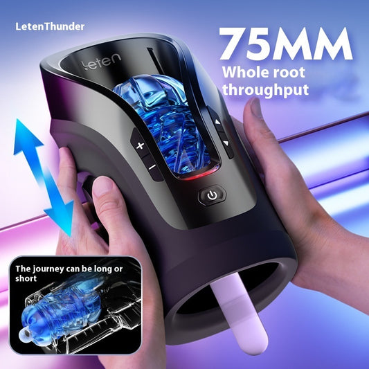 Thunder Storm Luxury 36 – Masturbateur Automatique Haut de Gamme Ajustable pour Homme