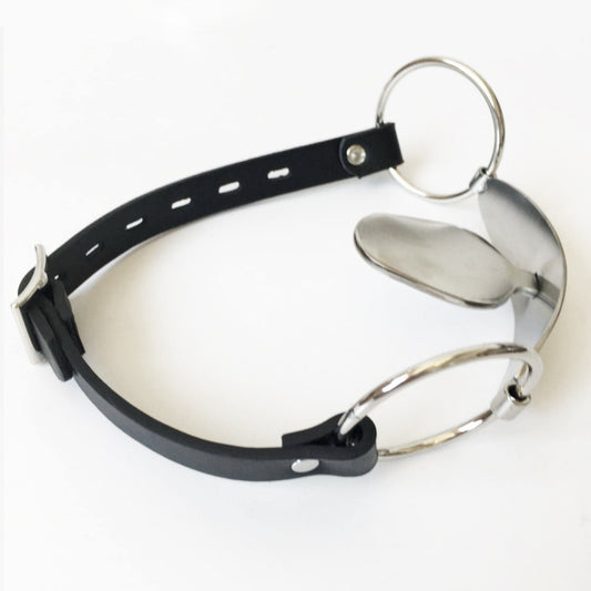 Baïllon Langue BDSM en Acier Inoxydable – Jeu de Rôle Intime Élégant