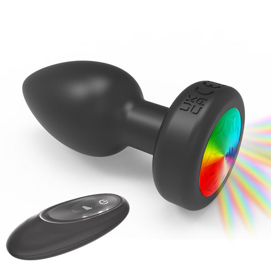 PLUG ANAL OU VAGINAL LUMINEUX EN SILICONE DOUX AVEC TÉLÉCOMMANDE – ÉDITION TENDANCE INSTAGRAM & TIKTOK
