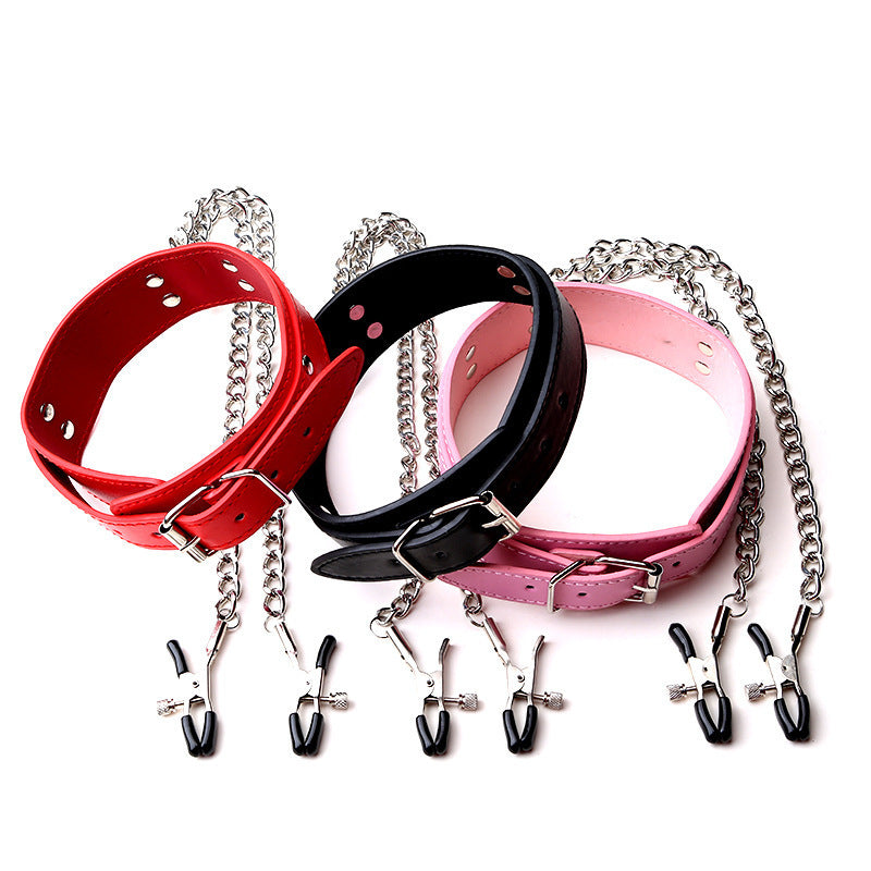 Collier en Chaîne Métallique BDSM