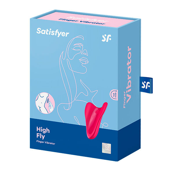 SATISFYER - VIBRATEUR  DOIGTS HIGH FLY FUCHSIA SATISFYER VIBRATOR