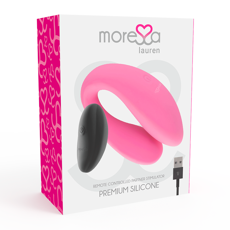 MORESSA - STIMULATEUR  TÉLÉCOMMANDE LAUREN POUR COUPLES MORESSA