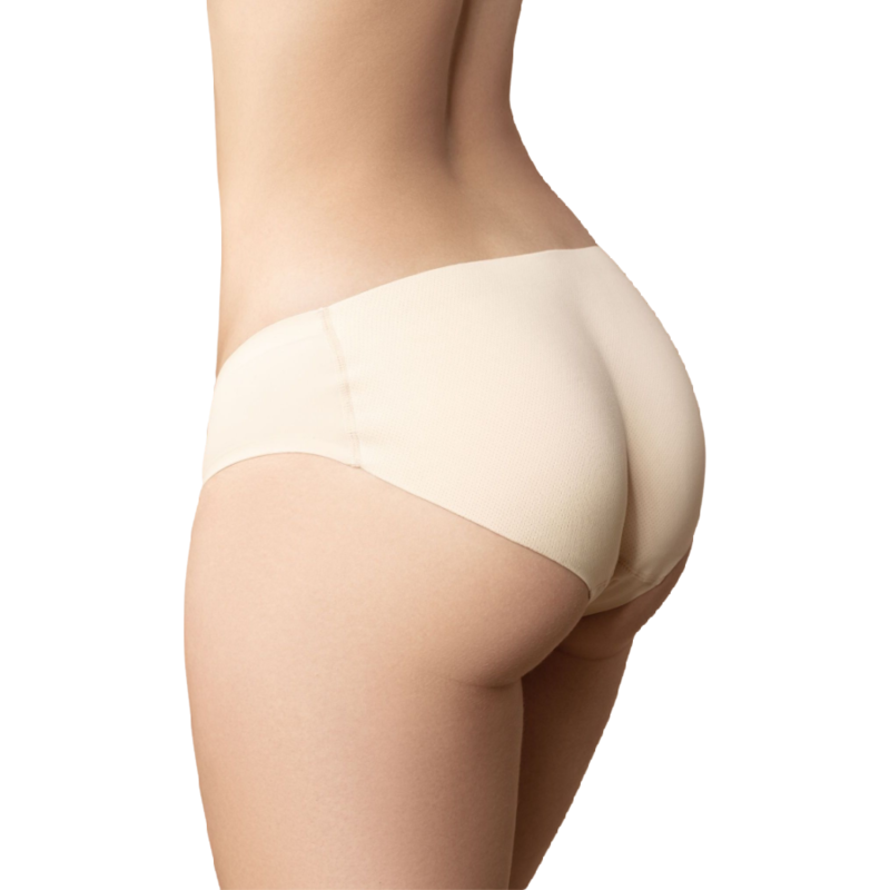 BYE-BRA - CULOTTE BASSE AVEC REMBOURRAGE DES FESSES TAILLE S BYE BRA - UNDERWEAR
