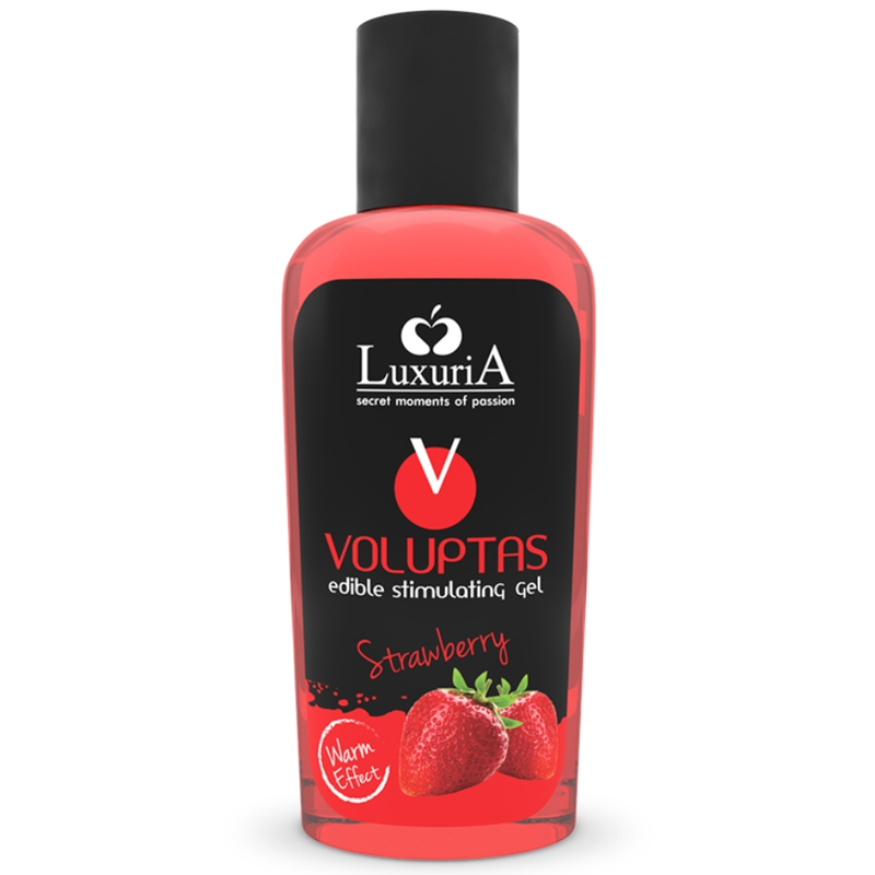 INTIMATELINE LUXURIA - VOLUPTAS GEL DE MASSAGE COMESTIBLE EFFET CHAUFFANT - FRAISE 100 ML INTIMATELINE LUXURIA