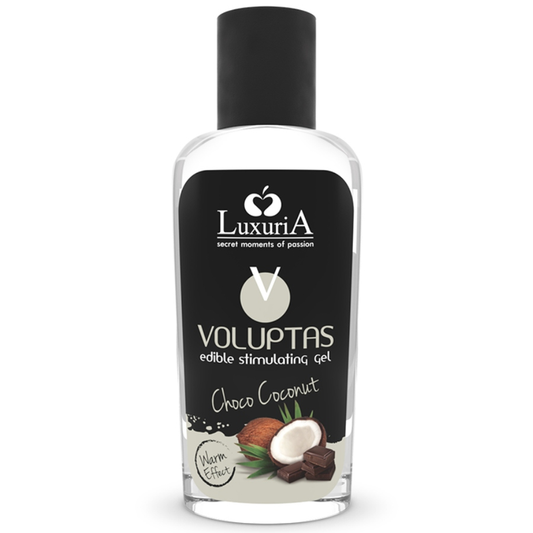 INTIMATELINE LUXURIA - VOLUPTAS GEL DE MASSAGE COMESTIBLE EFFET CHAUFFANT - NOIX DE COCO ET CRÈME 100 ML INTIMATELINE LUXURIA