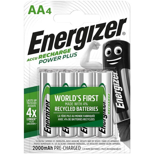 ENERGIZER - PILES RECHARGEABLES AA4 BLISTER 4 ENERGIZER