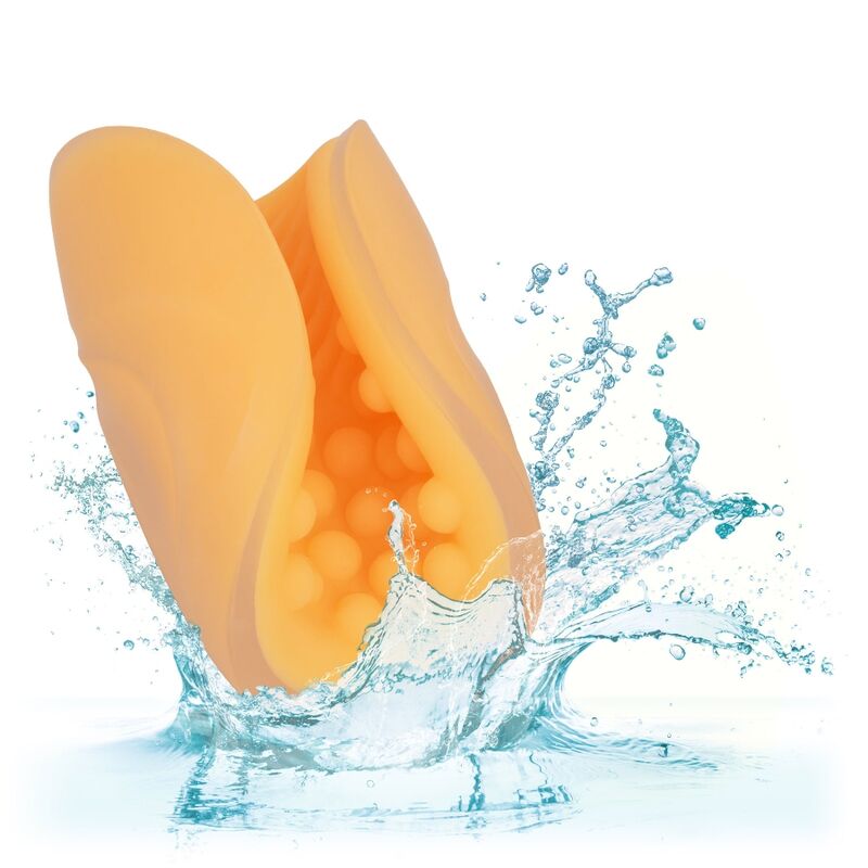 CALEXOTICS - MASTURBATEUR GRIP PERLÉ ORANGE CALEXOTICS
