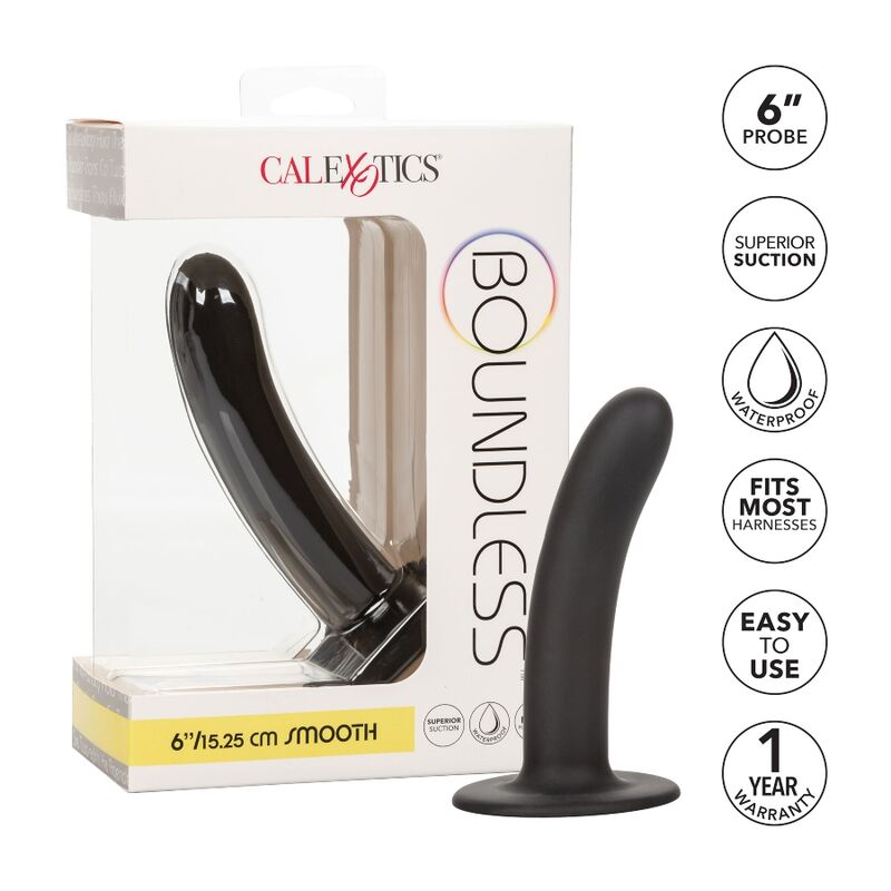 CALEXOTICS - BOUNDLESS DILDO 15.25 CM COMPATIBLE HARNAIS LISSE CALEXOTICS