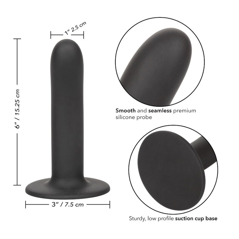 CALEXOTICS - BOUNDLESS DILDO 15.25 CM COMPATIBLE HARNAIS LISSE CALEXOTICS