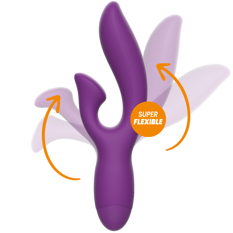 REWOLUTION - REWOFUN VIBRATEUR FLEXIBLE AVEC LAPIN REWOLUTION