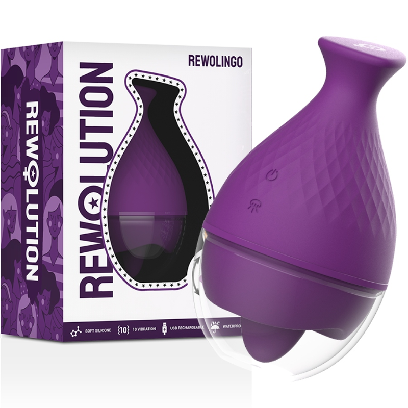 REWOLUTION - REWOLINGO VIBRATEUR AVEC LANGUE REWOLUTION