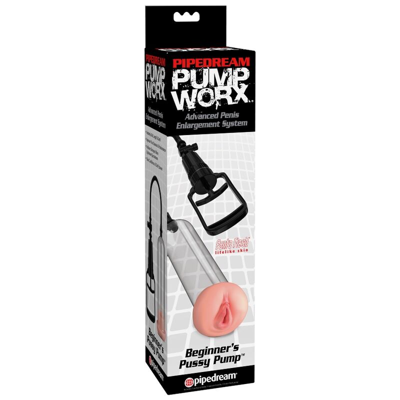 PUMP WORX BOMBA DE ERECCION CON VAGINA PARA PRINCIPIANTES PUMP WORX