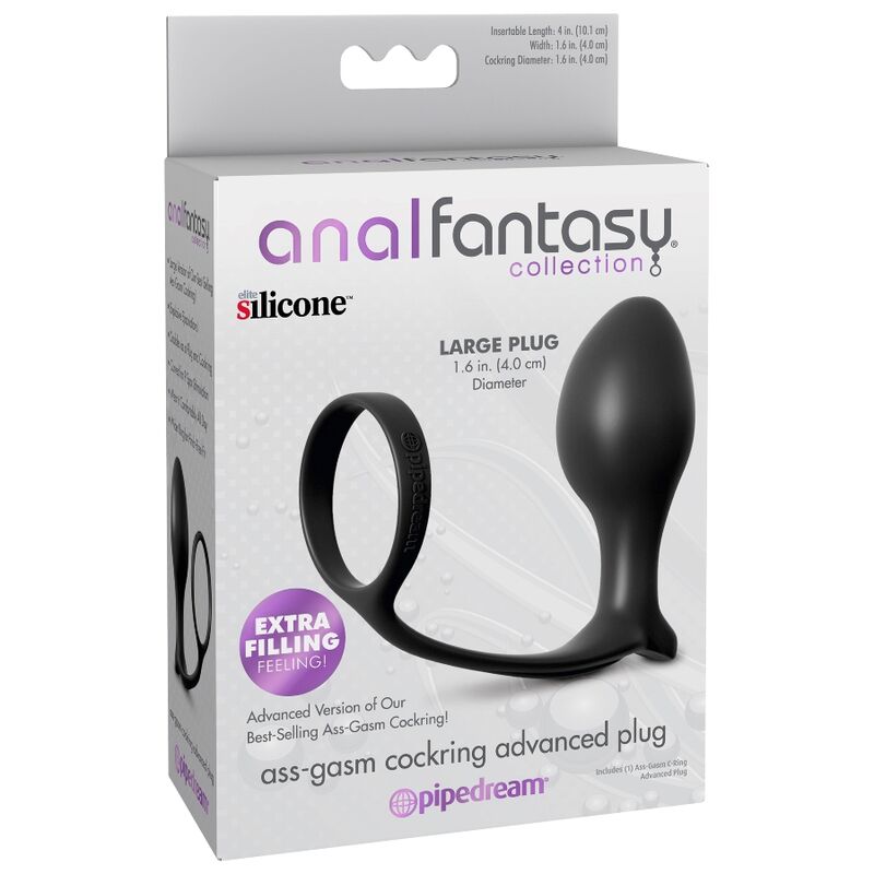 ANAL FANTASY - COLLECTION ASS-GASM ADVANCED ANNEAU AVEC PLUG ANAL ANAL FANTASY SERIES