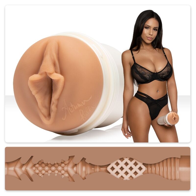 FLESHLIGHT GIRLS - AUTUMN FALLS CRÈME TEXTURE VAGIN FLESHLIGHT GIRLS