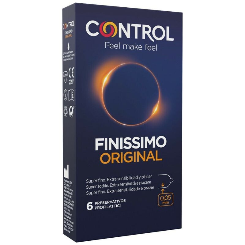CONTROL - FINISSIMO ORIGINAL 6 UNITÉS CONTROL CONDOMS