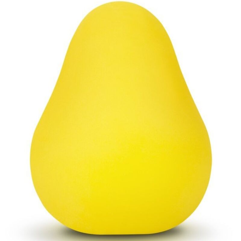 G-VIBE - OEUF MASTURBATEUR TEXTURÉ JAUNE RÉUTILISABLE G-VIBE