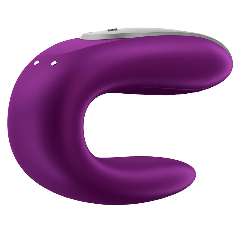 SATISFYER - VIBRATEUR PARTENAIRE DOUBLE FUN VIOLET SATISFYER CONNECT