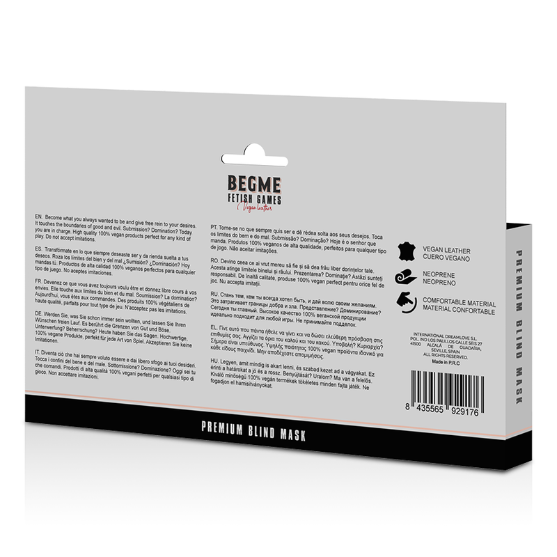 BEGME -  BLACK EDITION MASQUE AVEUGLE PREMIUM BEGME BLACK EDITION