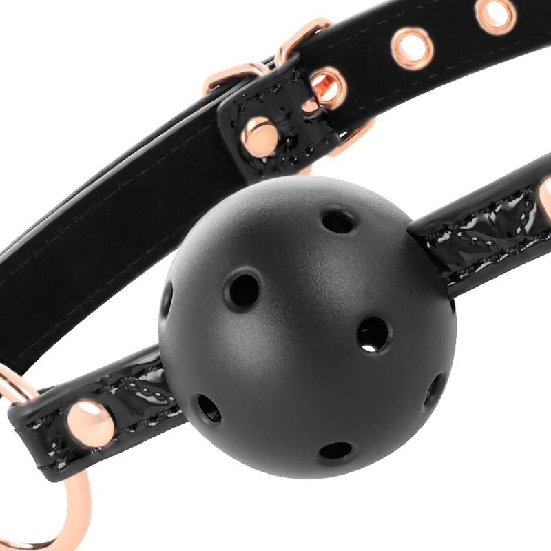 BEGME - BLACK EDITION BALL GAG CUIR VEGAN BEGME BLACK EDITION