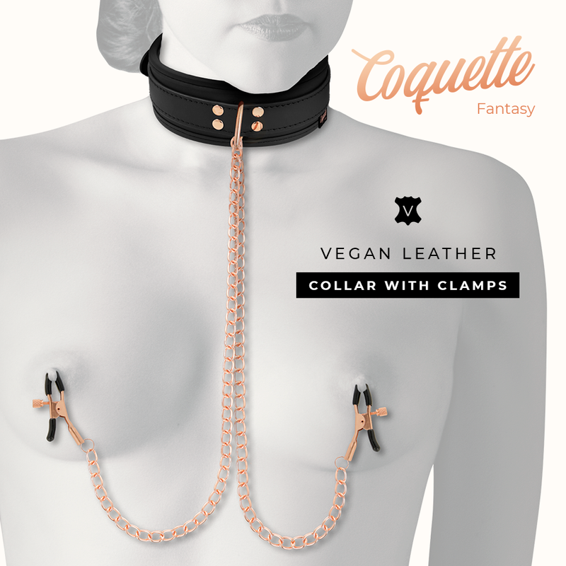 COQUETTE CHIC DESIRE - COLLIER PINCE TIP FANTAISIE AVEC DOUBLURE EN NÉOPRÈNE COQUETTE FANTASY