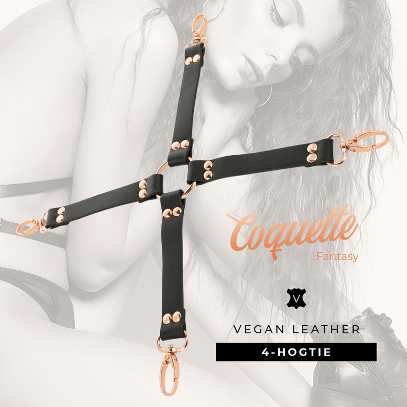 COQUETTE CHIC DESIRE - CRAVATE DE PORC FANTAISIE EN CUIR VÉGÉTAL COQUETTE FANTASY