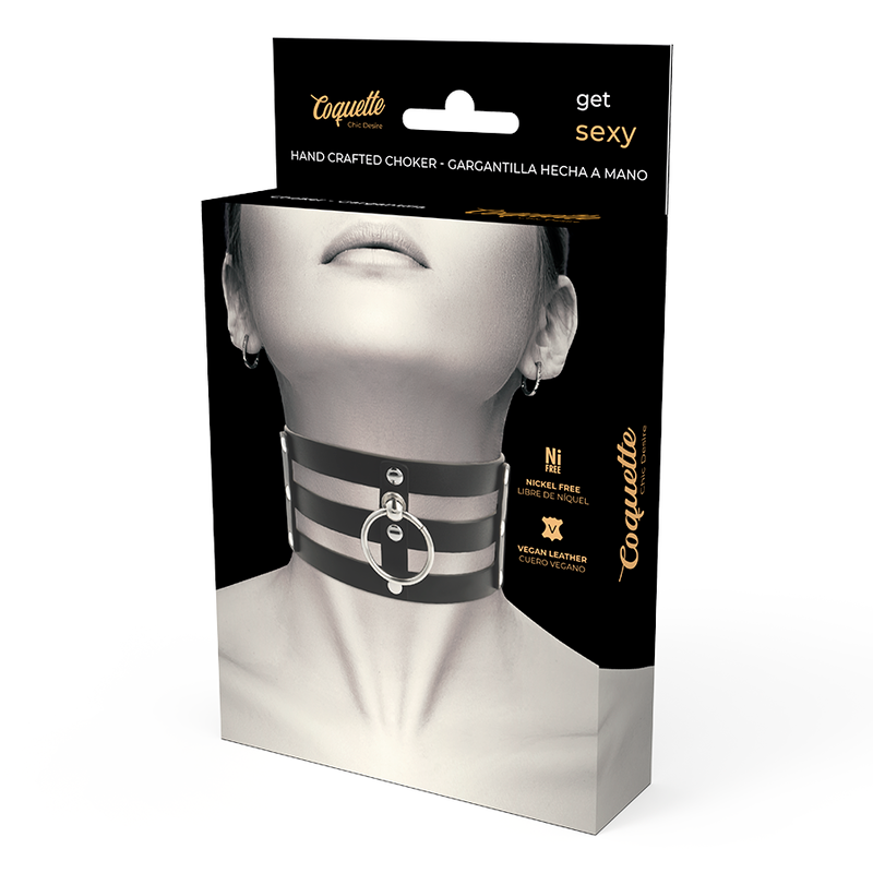 COQUETTE CHIC DESIRE - RAS DE COU EN CUIR VÉGAN STYLE FÉTICHE COQUETTE ACCESSORIES