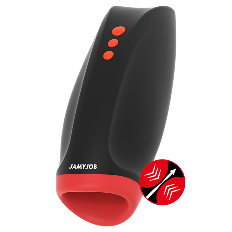 JAMYJOB - MASTURBATEUR NOVAX AVEC VIBRATION ET COMPRESSION JAMYJOB