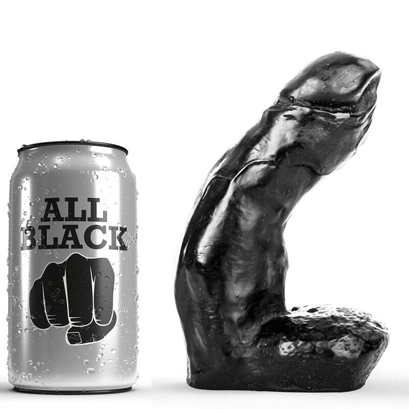 ALL BLACK - GODE RÉALISTE 15 CM ALL BLACK