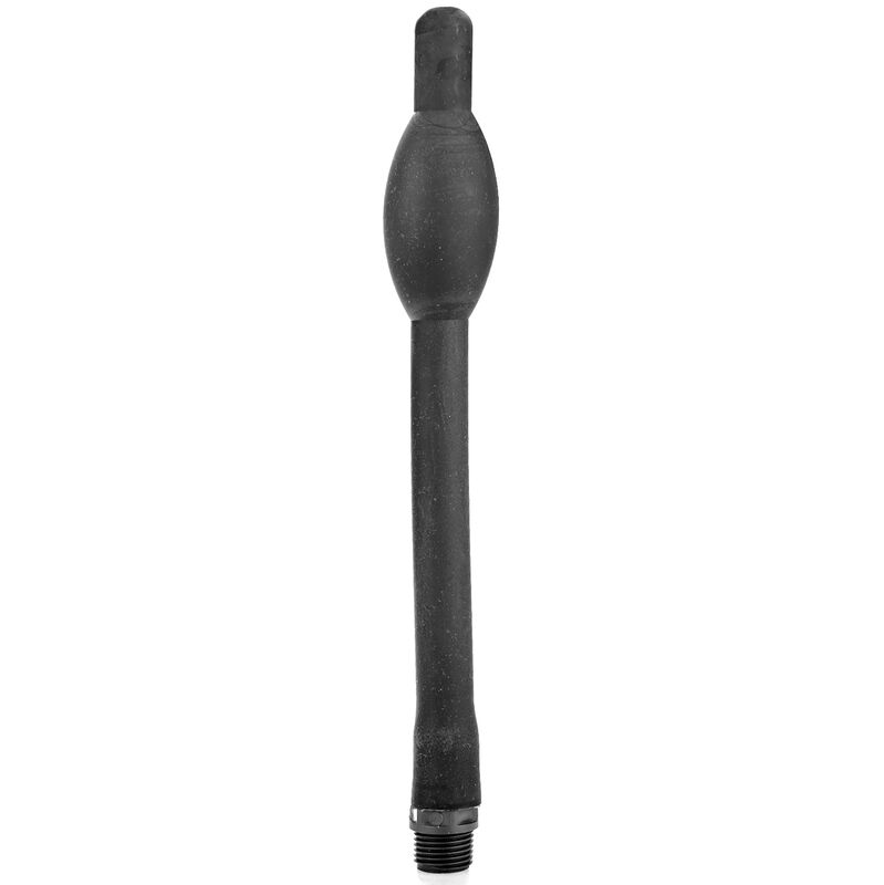 ALL BLACK - DOUCHE ANAL RÉTRACTABLE SILICONE 27 CM ALL BLACK