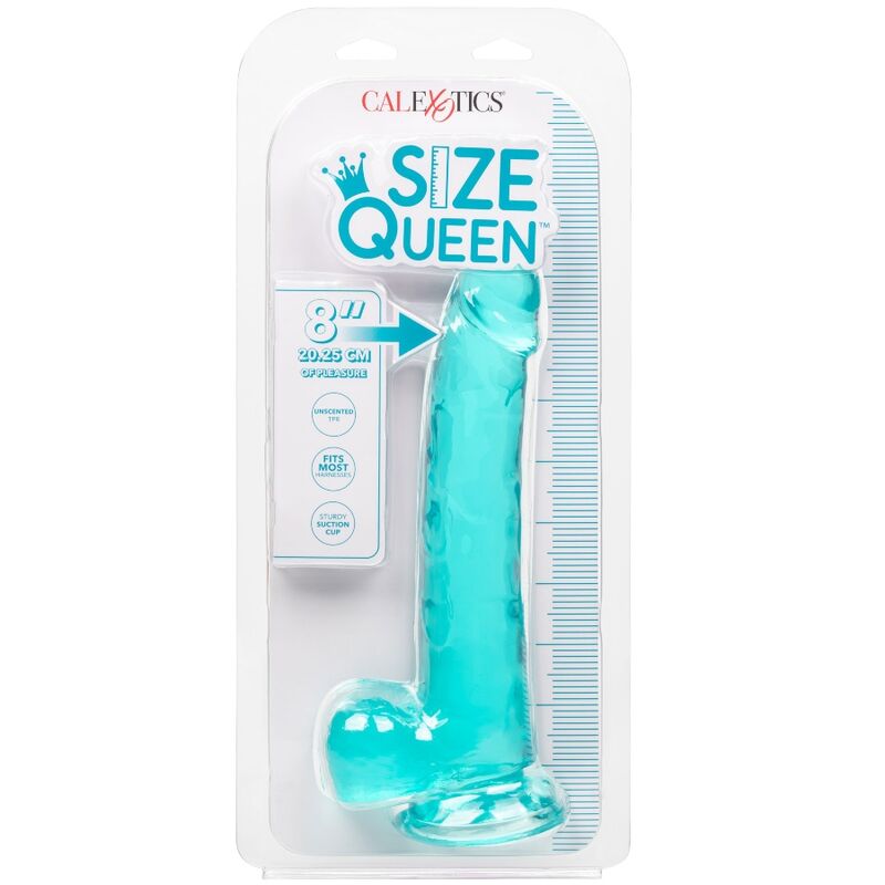 CALEXOTICS - GODE TAILLE REINE BLEU 20.3 CM CALEXOTICS