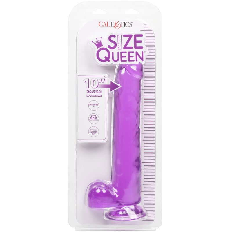 CALEXOTICS - GODE REINE TAILLE VIOLET 25.5 CM CALEXOTICS