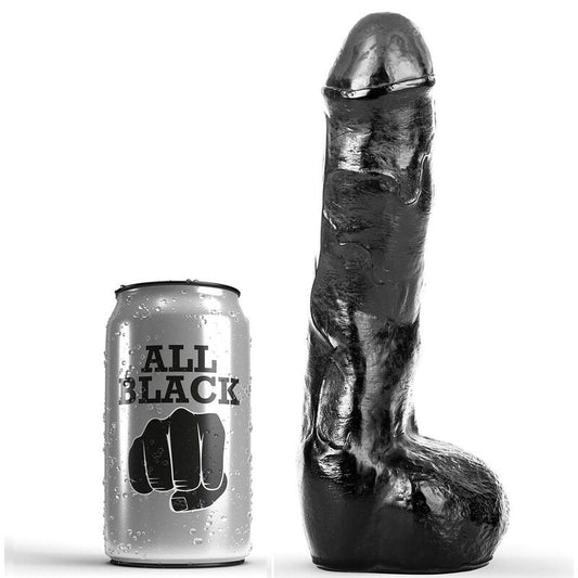ALL BLACK - PENE ANAL RÉALISTE 20 CM ALL BLACK