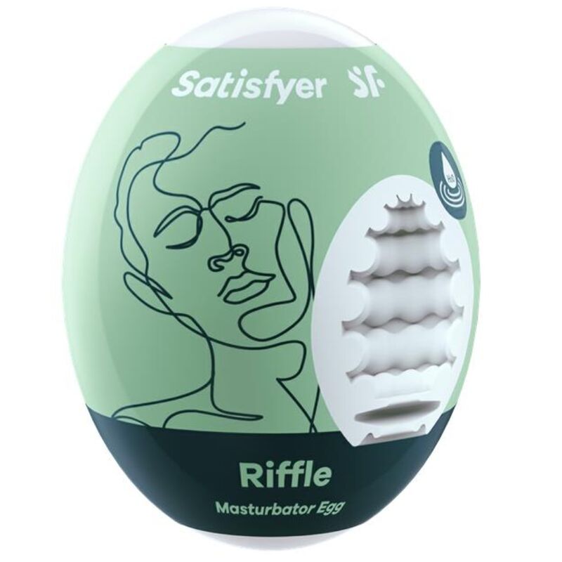 SATISFYER - OEUF DE MASTURBATEUR RIFFLE SATISFYER EGGS