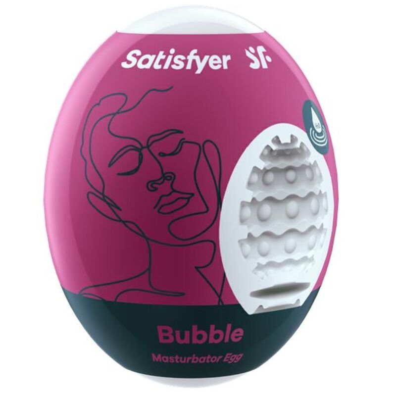 SATISFYER - OEUF MASTURBATEUR BUBBLE SATISFYER EGGS