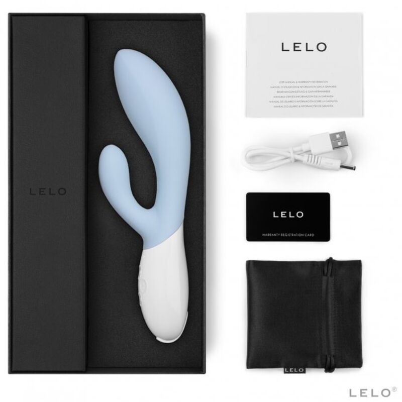 LELO - VIBRATEUR INA 3 LUXE CELESTE LELO