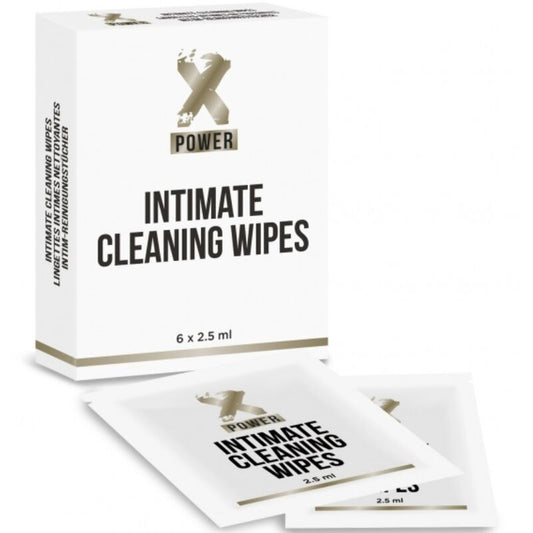 XPOWER - LINGETTES NETTOYANTES INTIME 6 UNITÉS XPOWER