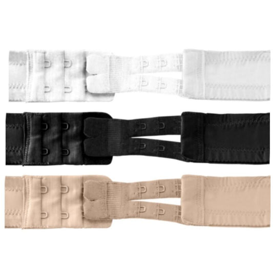 BYE-BRA - RALLONGES DE CONTOUR FLEXIBLES 2 CROCHETS 3 UNITÉS BYE BRA - ACCESSORIES