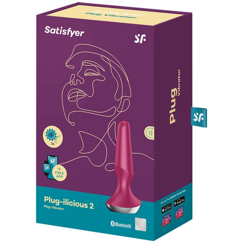 SATISFYER - VIBRATEUR PLUG ILICIOUS 2 PLUG BAIE SATISFYER CONNECT