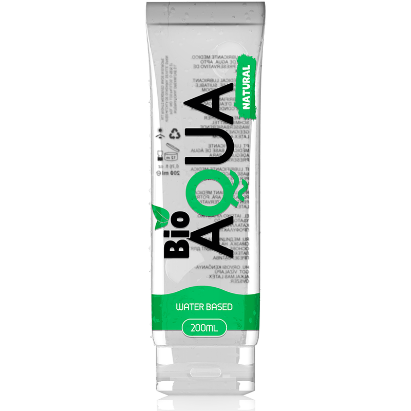 BIOAQUA - LUBRIFIANT INGRÉDIENTS NATURELS À BASE D''EAU 200 ML BIOAQUA