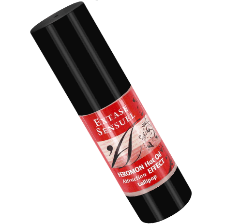 EXTASE SENSUAL - HUILE DE MASSAGE EFFET CHAUFFANT AUX PHÉROMONES SUCETTES 30 ML EXTASE SENSUAL