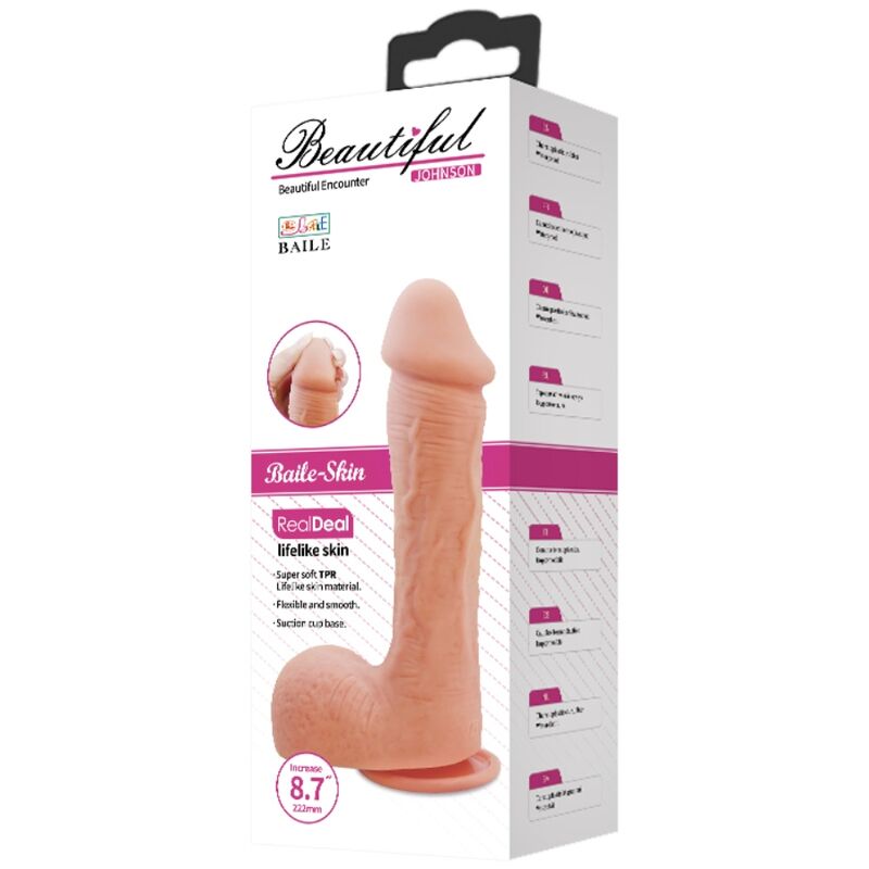 BAILE - GODE EN PEAU RÉALISTE JOHNSON 22 CM BAILE DILDOS