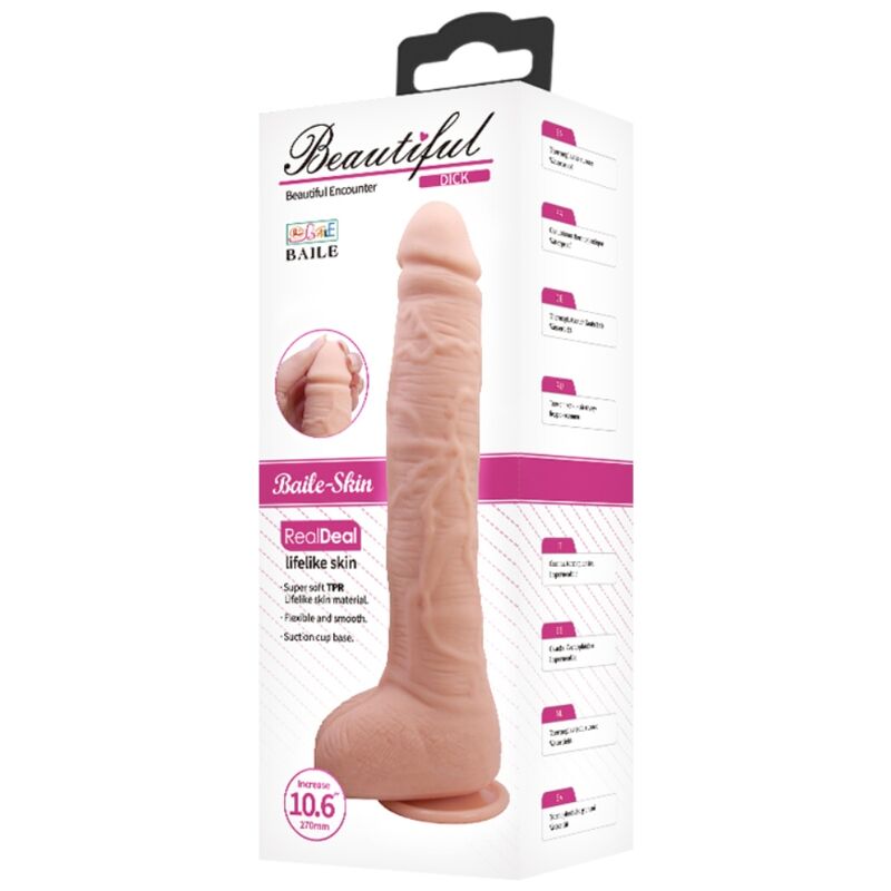 BAILE - GODE RÉALISTE FLEXIBLE BAILE DILDOS