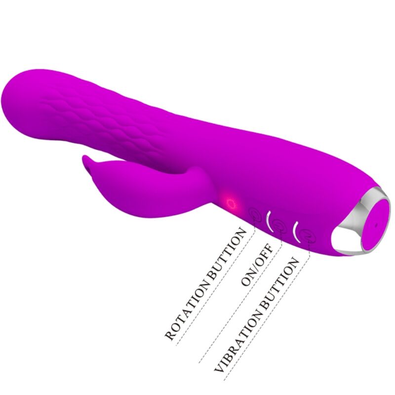 PRETTY LOVE - VIBRATEUR MOLLY AVEC ROTATION RECHARGEABLE PRETTY LOVE