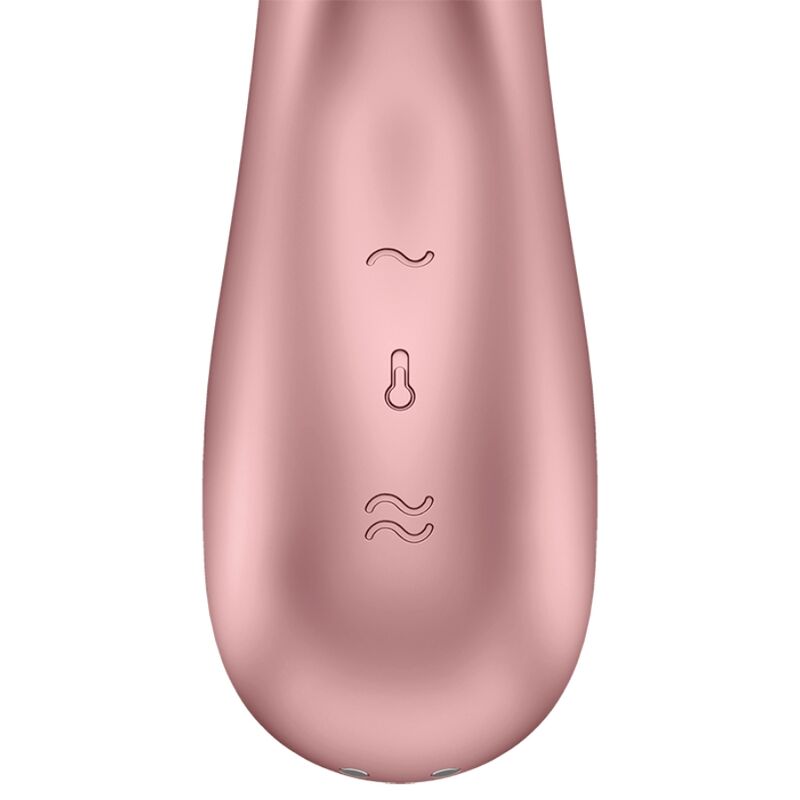 SATISFYER - VIBRATEUR HOT LOVER ROSE & BEIGE SATISFYER CONNECT