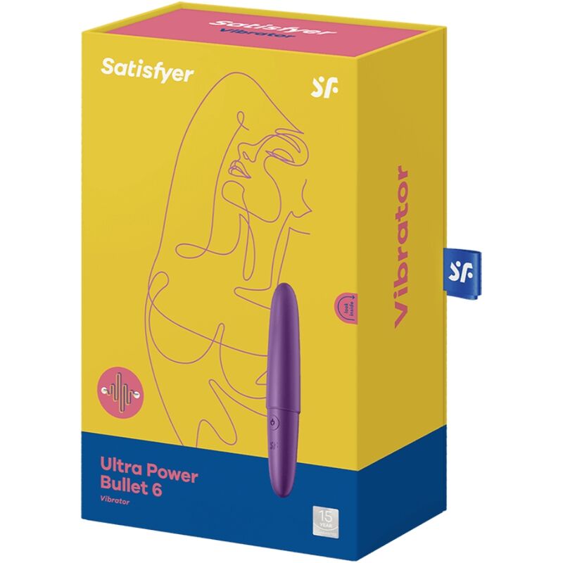 SATISFYER - ULTRA POWER BULLET 6 VIOLET SATISFYER VIBRATOR