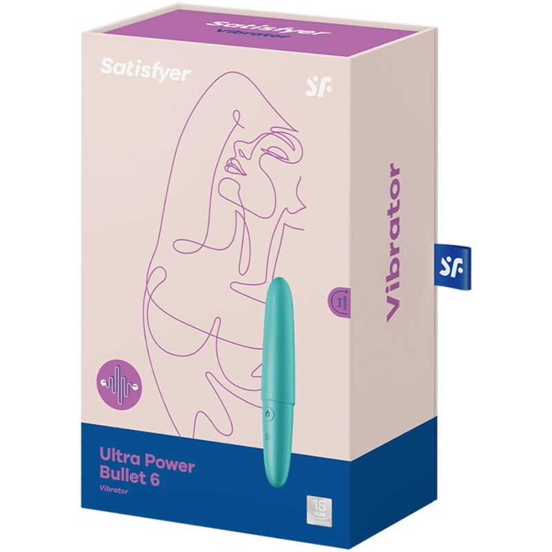 SATISFYER - ULTRA POWER BULLET 6 TURQUOISE SATISFYER VIBRATOR
