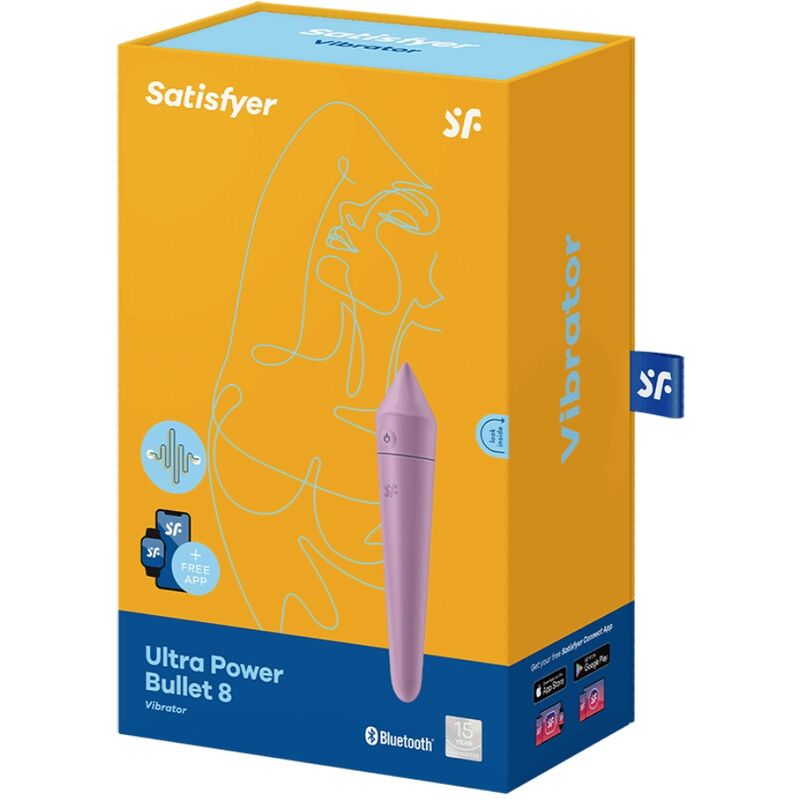 SATISFYER - ULTRA POWER BULLET 8 LILAS SATISFYER CONNECT