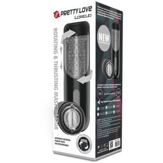 PRETTY LOVE - MASTURBATEUR RECHARGEABLE MULTIFONCTION LORELEI PRETTY LOVE MALE