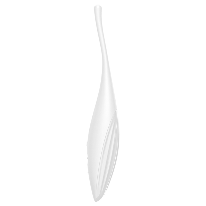 SATISFYER - VIBRATEUR  POINTE DE CLIT TWIRLING JOY BLANC SATISFYER CONNECT